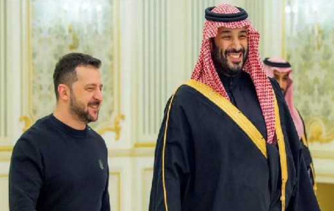 سعودی ولی عہد شہزادہ محمد بن سلمان سے یوکرین کے صدر کا ٹیلیفونک رابطہ