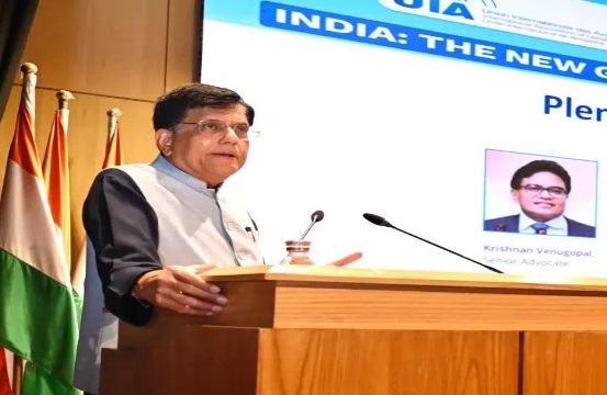 مینو فیکچرنگ سیکٹر میں ملک کو قائم کرنے کے لیے ایک مضبوط ثالثی فیصلہ سازی کا طریقہ کار ضروری ہے : گوئل 