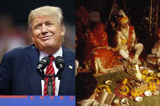 ٹرمپ کا سائیڈ افیکٹ ، ہندوستان میں کم ہورہا ہے امریکی دولہوں کا کریز