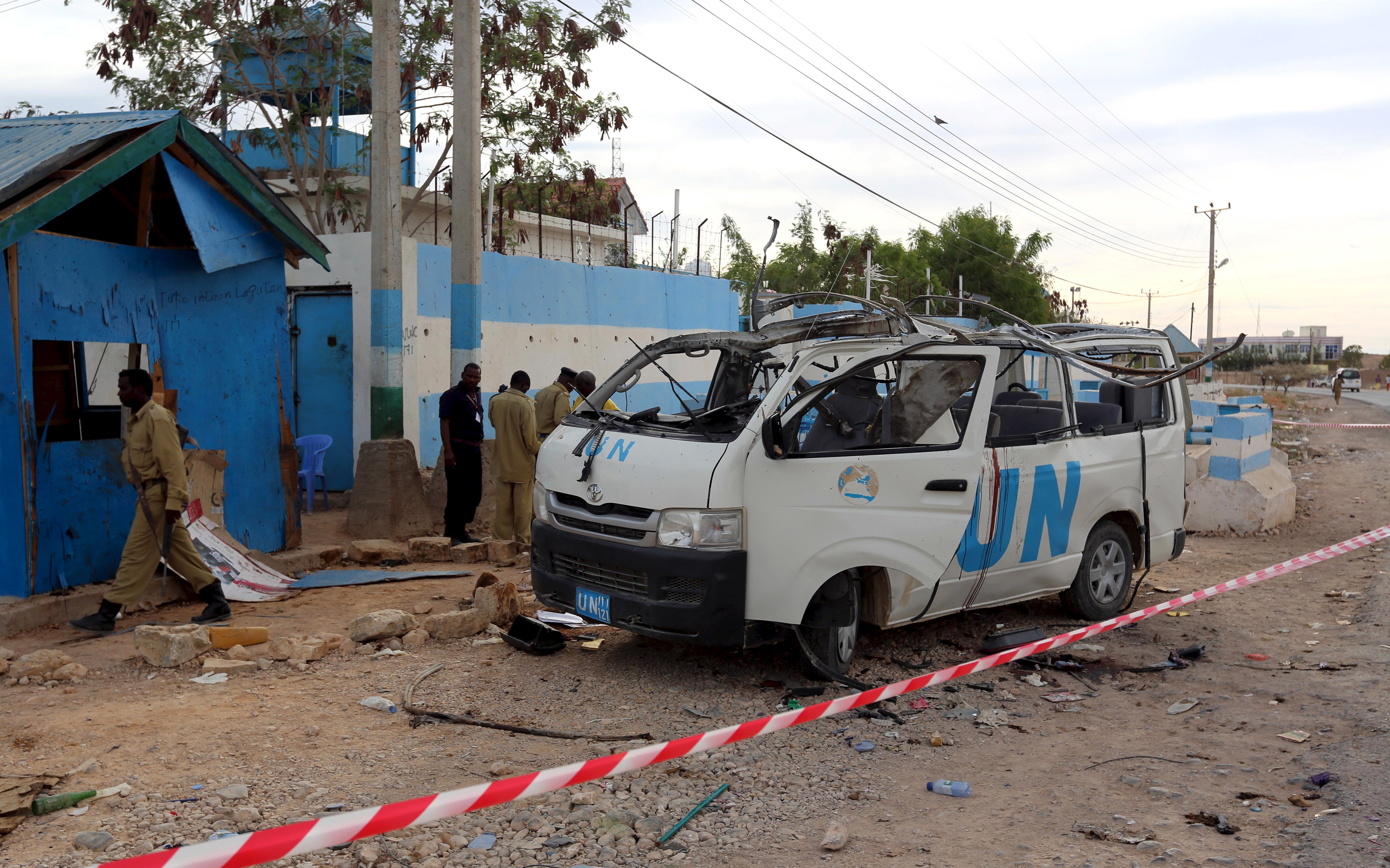 صومالیہ میں دھماکہ، اقوام متحدہ کے چار اہلکار زخمی