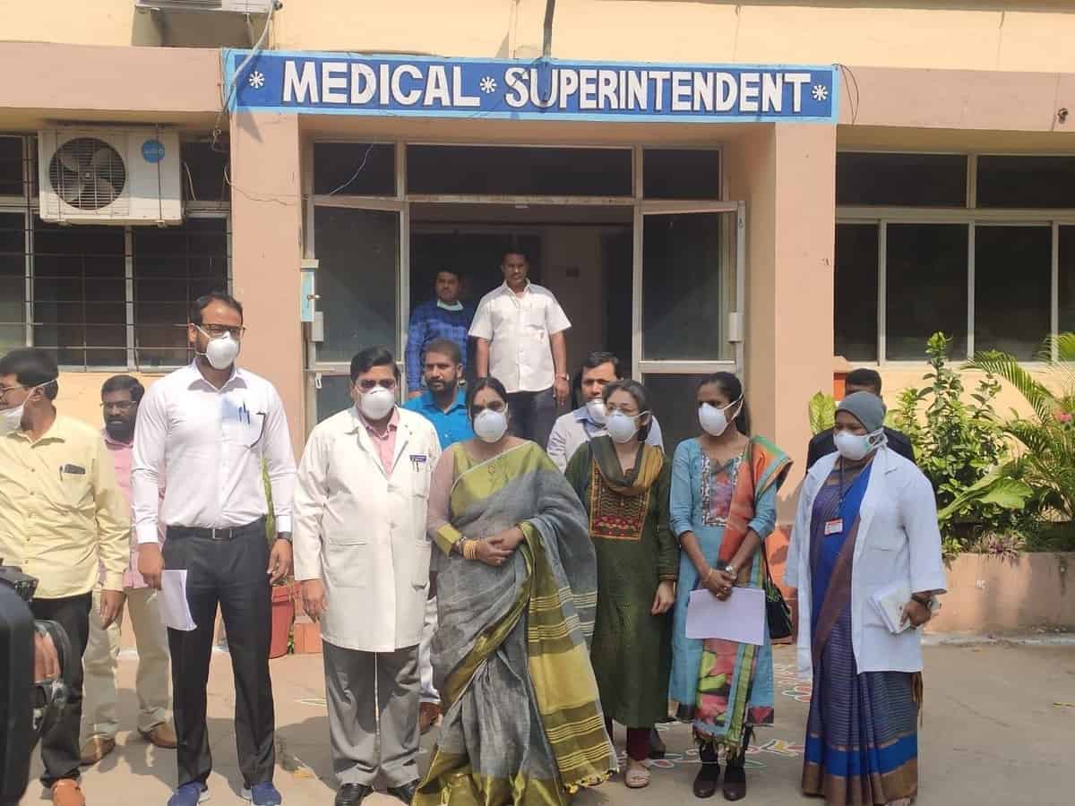 کرونا وائرس۔حیدرآباد کے گاندھی اسپتال میں 74افراد کے معائنے کروائے گئے