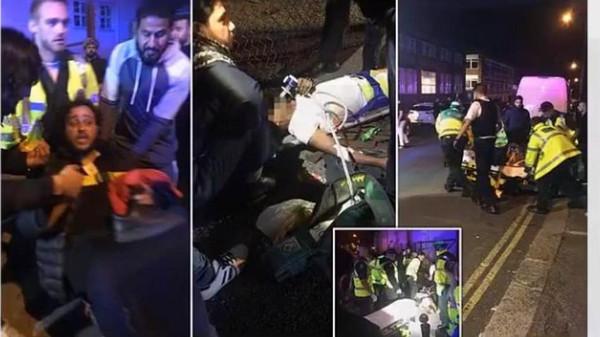 برطانیہ : مسجد کے سامنے کار کی ٹکر سے تین افراد زخمی
