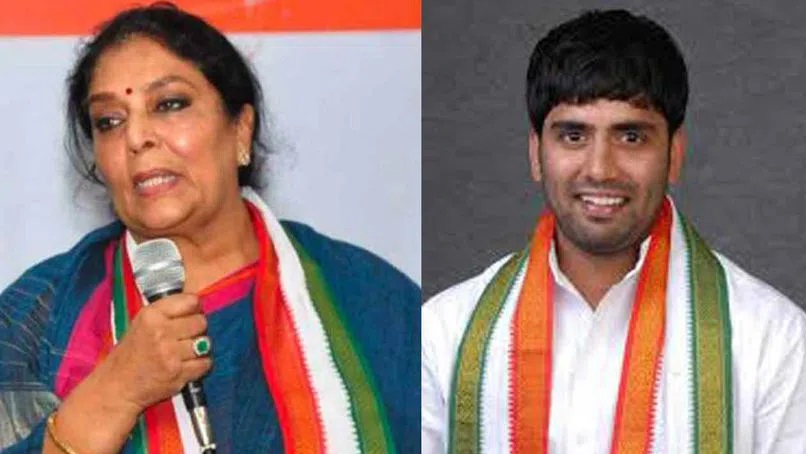 کانگریس نے رینوکا چودھری اور انیل یادو کو تلنگانہ سے راجیہ سبھا کے لیے نامزد کیا