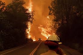 شمالی کیلیفورنیا کی جنگلاتی آگ بے قابو ہوتی ہوئی