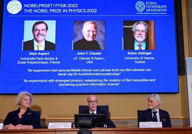 تین سائنسدانوں کو فزکس کا نوبل انعام ملا