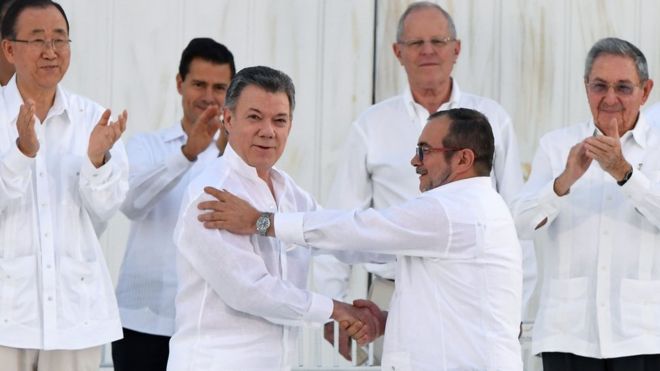 کولمبیا میں امن معاہدے پر دستخط جمعرات کو