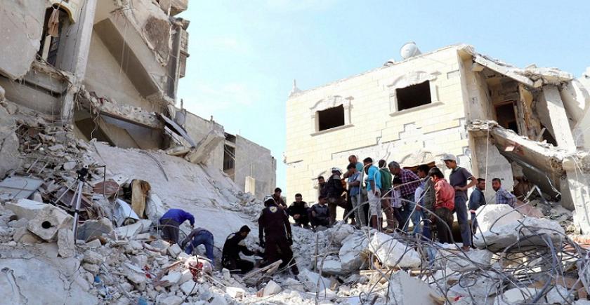 شام: اسکول پر فضائی حملہ، 11 بچوں سمیت 35 افراد ہلاک