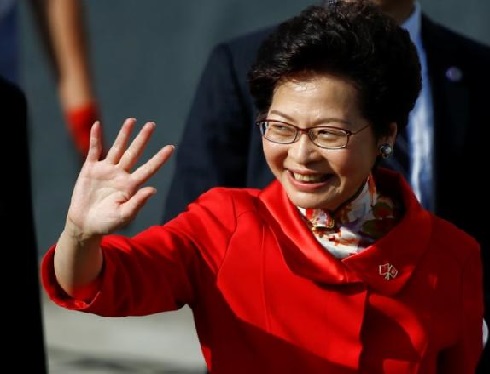 ہانگ کانگ کی پہلی خاتون رہنما کیری لَیم نے حلف اٹھا لیا